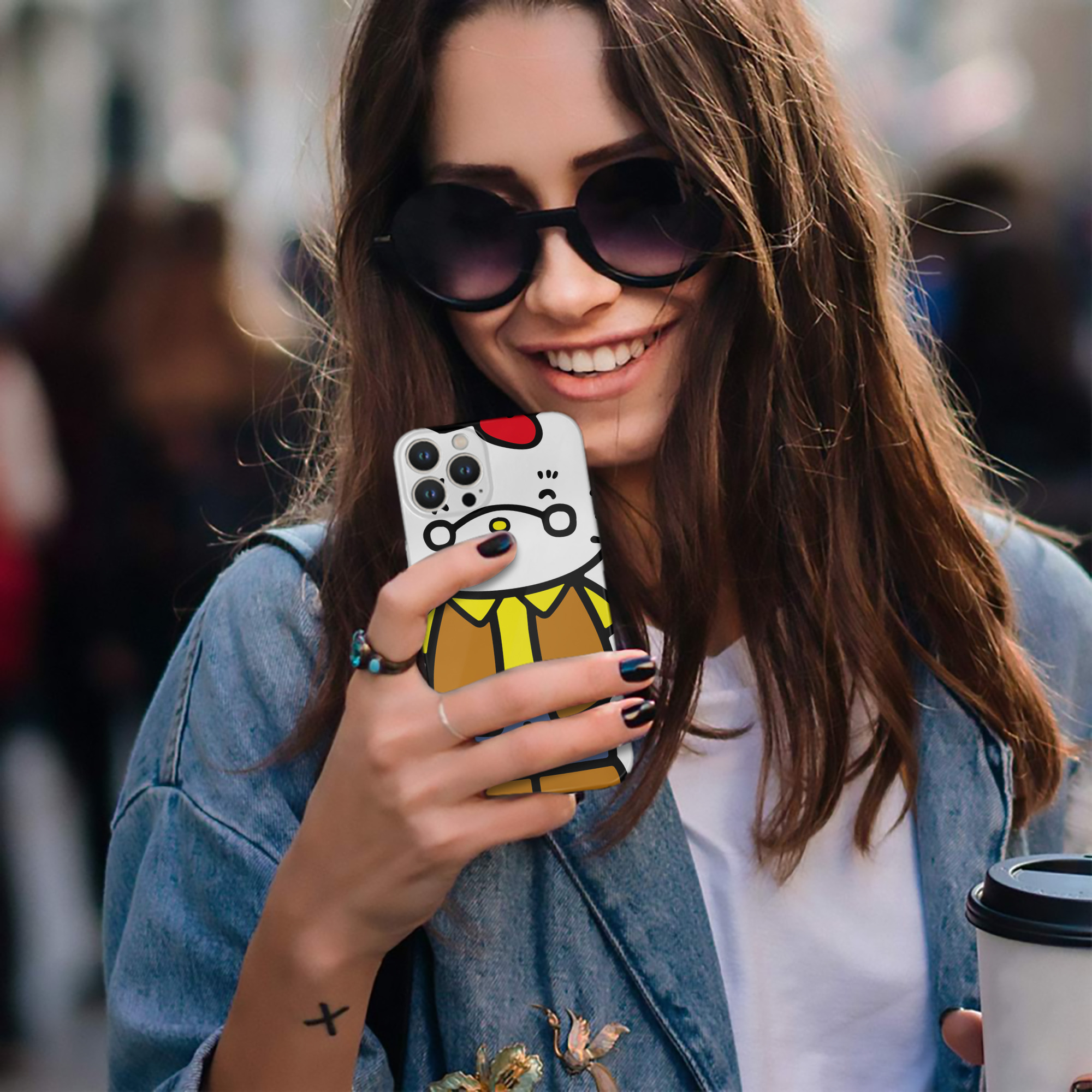 （画像用） Hello Kitty ハローキティ 【iPhone 14シリーズ対応】ハードケース